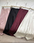A-Line Satin Long Skirts